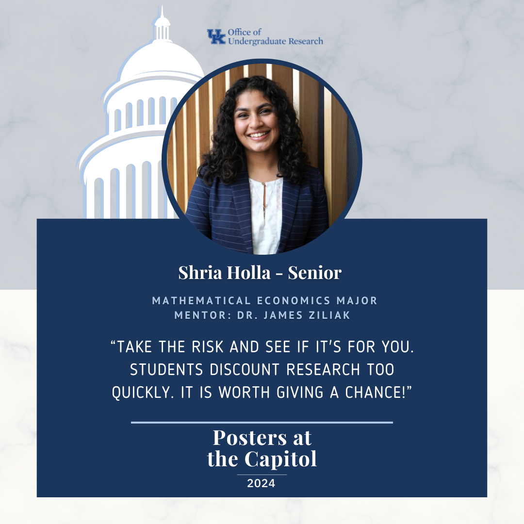 SHRIA HOLLA Office of Undergraduate Research